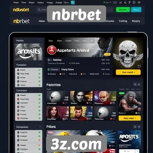novidades na interface do site nbrbet